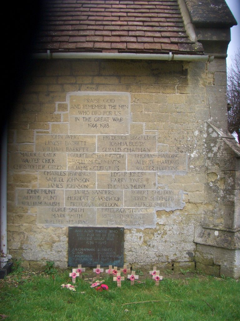 Church Porch Memorial Plaques