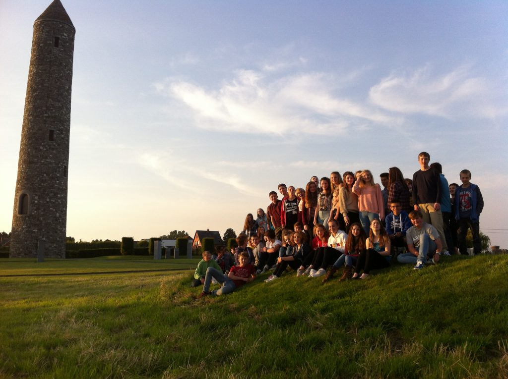 Wheatley Park pupils at Tyne Cot 2014